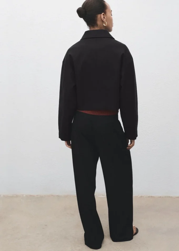 Giacca corta con tasche Giacca corta con tasche