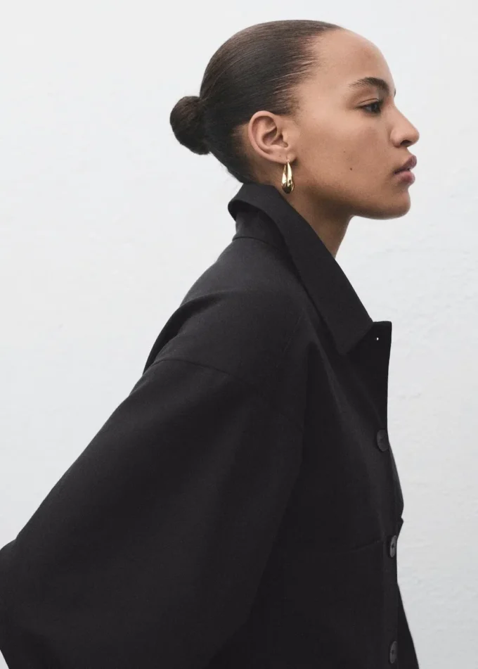 Giacca corta con tasche Giacca corta con tasche