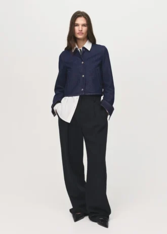 Giacca corta in denim