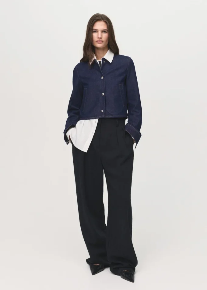 Giacca corta in denim Giacca corta in denim