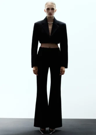 Giacca corta in lana