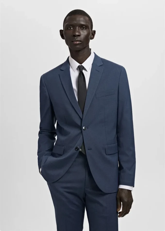 Giacca da abito super slim fit in tessuto elasticizzato Giacca da abito super slim fit in tessuto elasticizzato