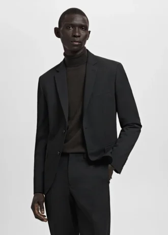 Giacca da abito super slim fit in tessuto elasticizzato Giacca da abito super slim fit in tessuto elasticizzato