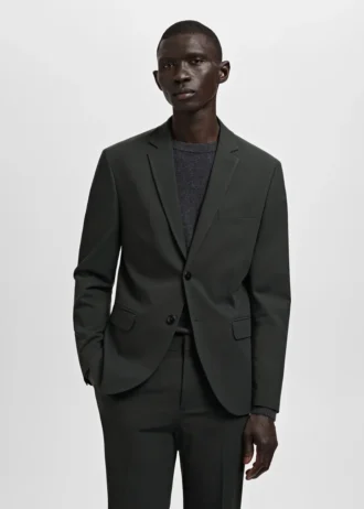 Giacca da abito super slim fit in tessuto elasticizzato