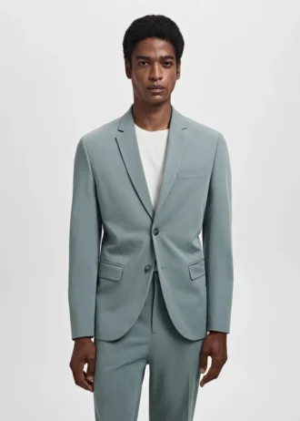 Giacca da abito super slim fit in tessuto elasticizzato