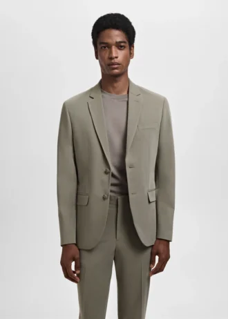 Giacca da abito super slim fit in tessuto elasticizzato