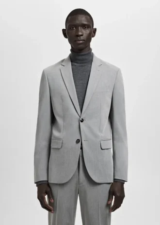 Giacca da abito super slim fit in tessuto elasticizzato Giacca da abito super slim fit in tessuto elasticizzato