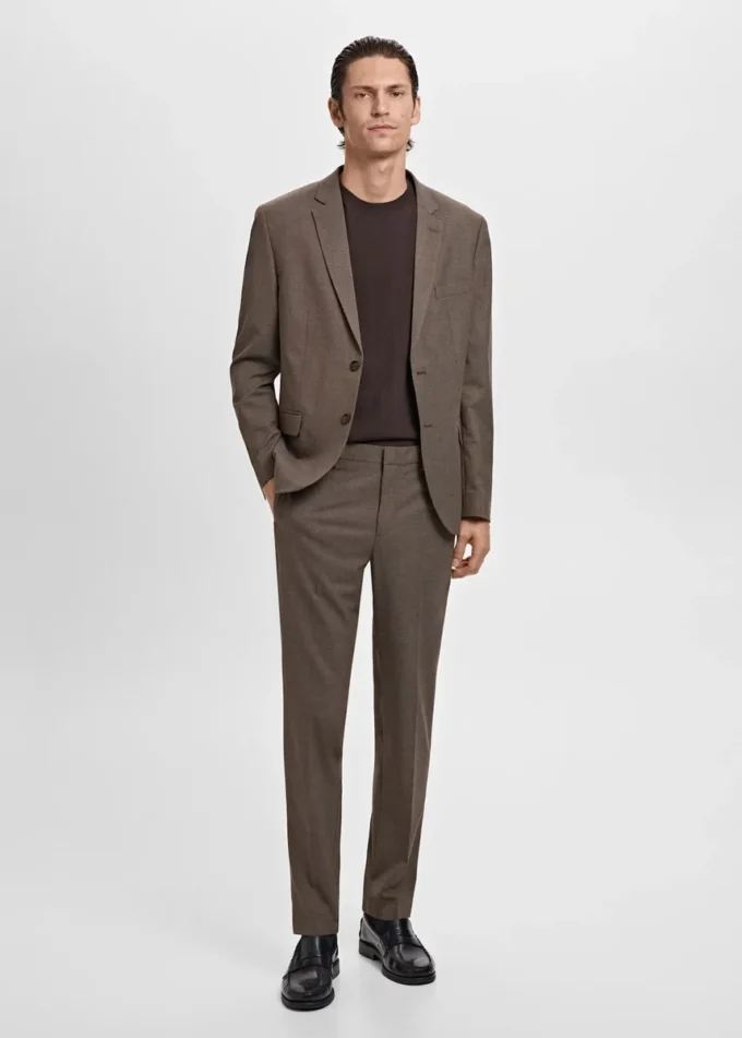 Giacca da abito super slim fit in tessuto elasticizzato Giacca da abito super slim fit in tessuto elasticizzato