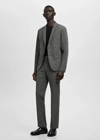 Giacca da abito super slim fit in tessuto elasticizzato