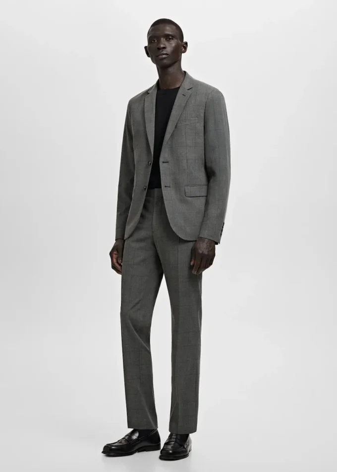 Giacca da abito super slim fit in tessuto elasticizzato Giacca da abito super slim fit in tessuto elasticizzato