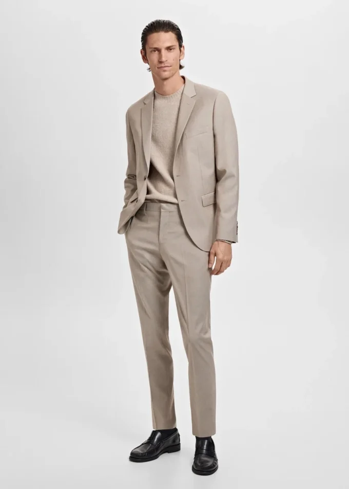 Giacca da abito super slim fit in tessuto elasticizzato Giacca da abito super slim fit in tessuto elasticizzato