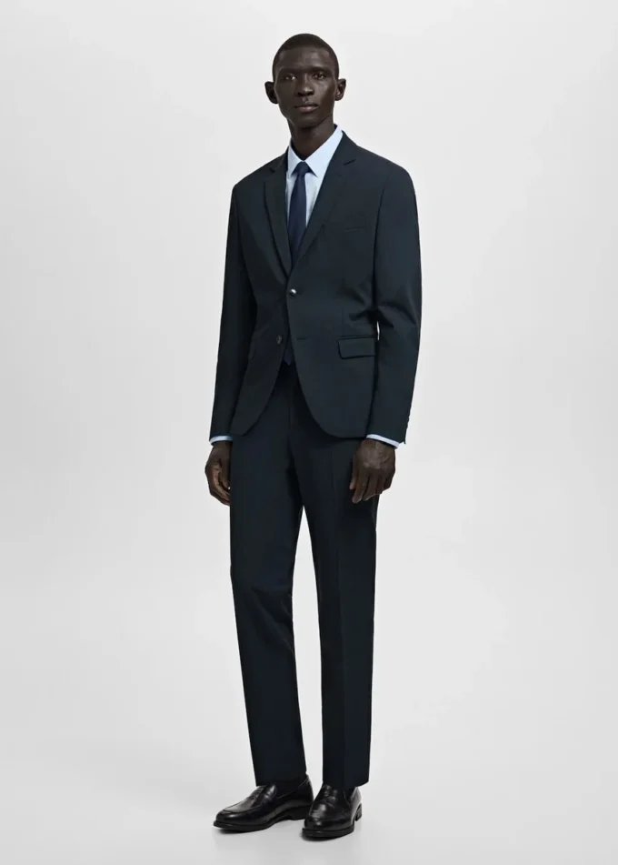 Giacca da abito super slim fit in tessuto elasticizzato Giacca da abito super slim fit in tessuto elasticizzato