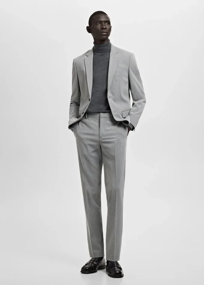 Giacca da abito super slim fit in tessuto elasticizzato Giacca da abito super slim fit in tessuto elasticizzato