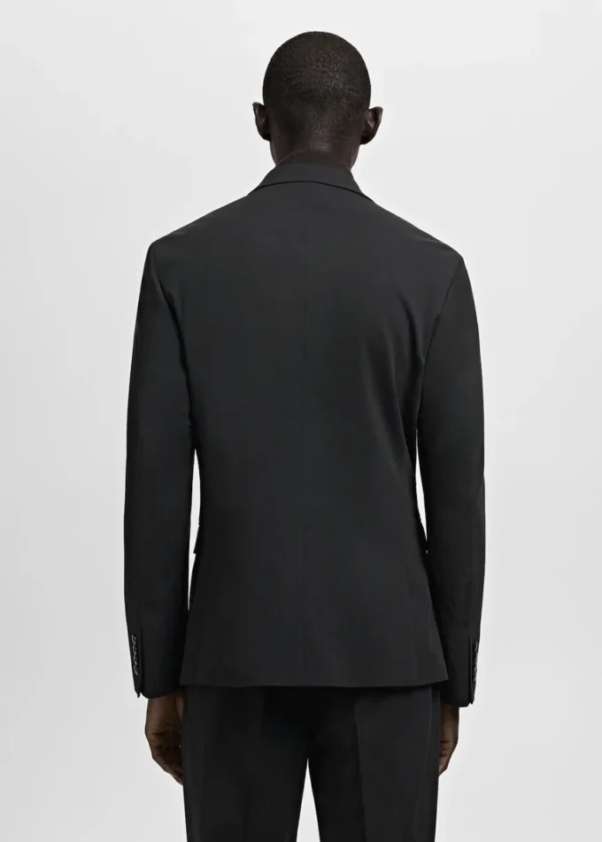 Giacca da abito super slim fit in tessuto elasticizzato Giacca da abito super slim fit in tessuto elasticizzato