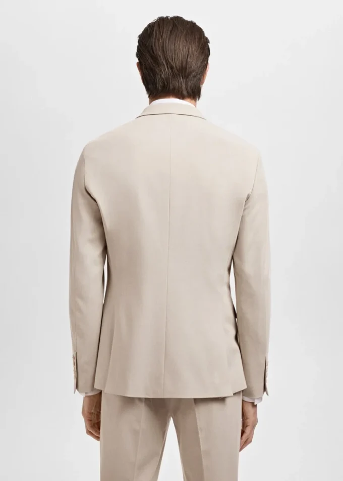 Giacca da abito super slim fit in tessuto elasticizzato Giacca da abito super slim fit in tessuto elasticizzato