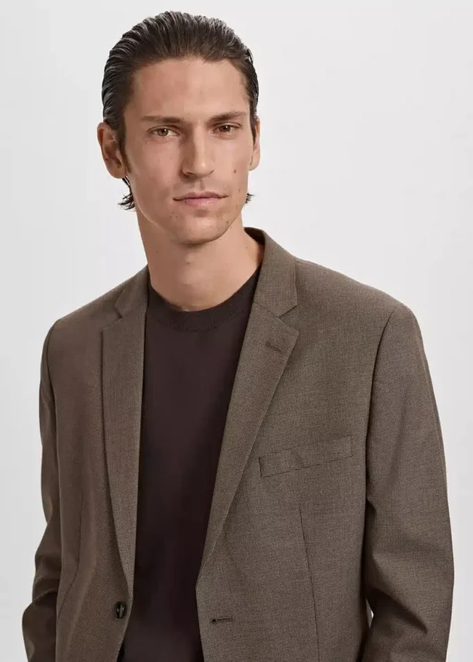 Giacca da abito super slim fit in tessuto elasticizzato Giacca da abito super slim fit in tessuto elasticizzato