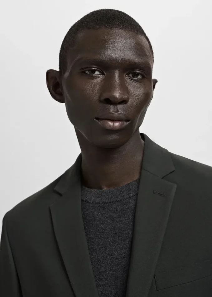 Giacca da abito super slim fit in tessuto elasticizzato Giacca da abito super slim fit in tessuto elasticizzato