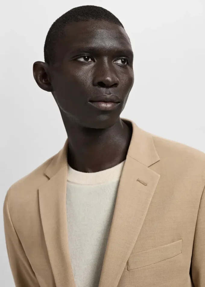 Giacca da abito super slim fit in tessuto elasticizzato Giacca da abito super slim fit in tessuto elasticizzato