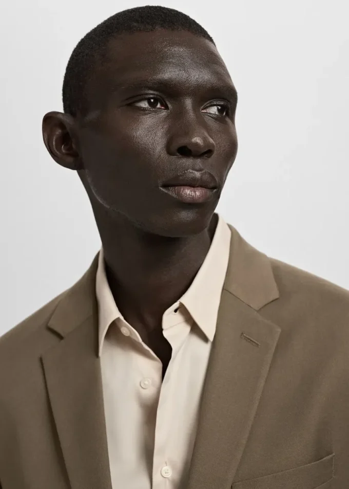 Giacca da abito super slim fit in tessuto elasticizzato Giacca da abito super slim fit in tessuto elasticizzato