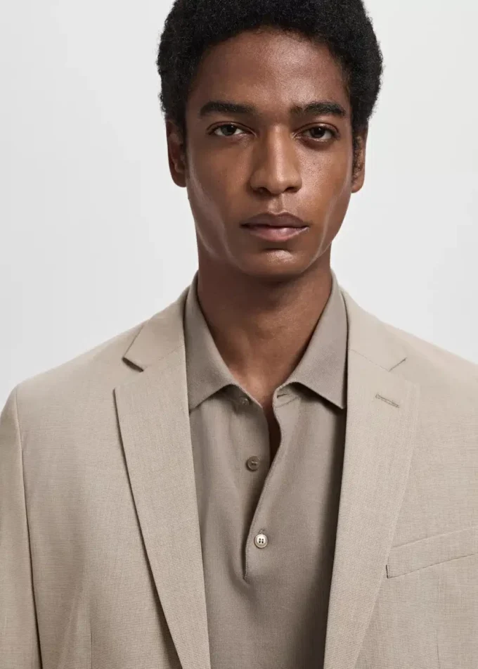 Giacca da abito super slim fit in tessuto elasticizzato Giacca da abito super slim fit in tessuto elasticizzato