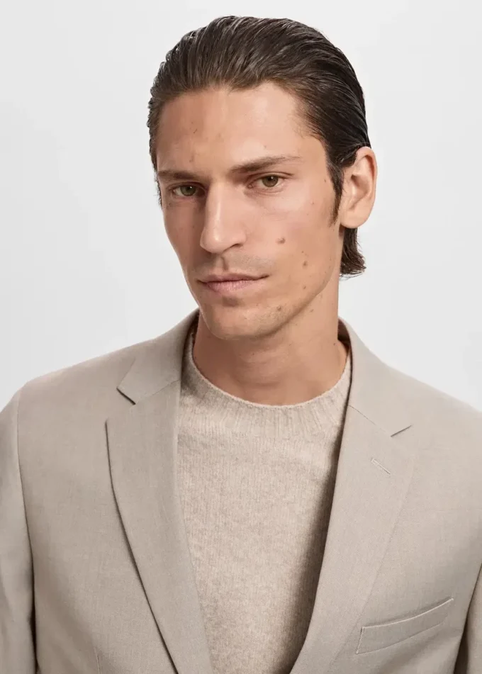 Giacca da abito super slim fit in tessuto elasticizzato Giacca da abito super slim fit in tessuto elasticizzato