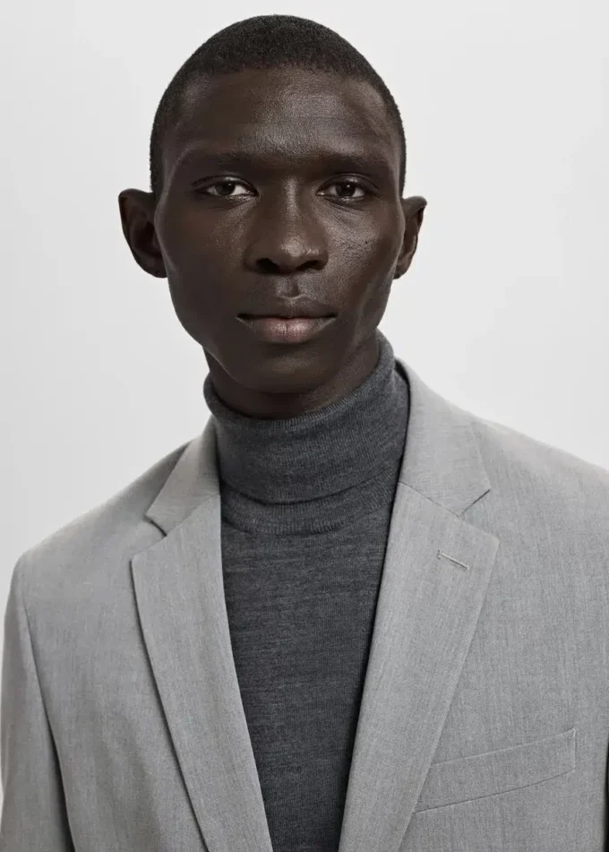 Giacca da abito super slim fit in tessuto elasticizzato Giacca da abito super slim fit in tessuto elasticizzato