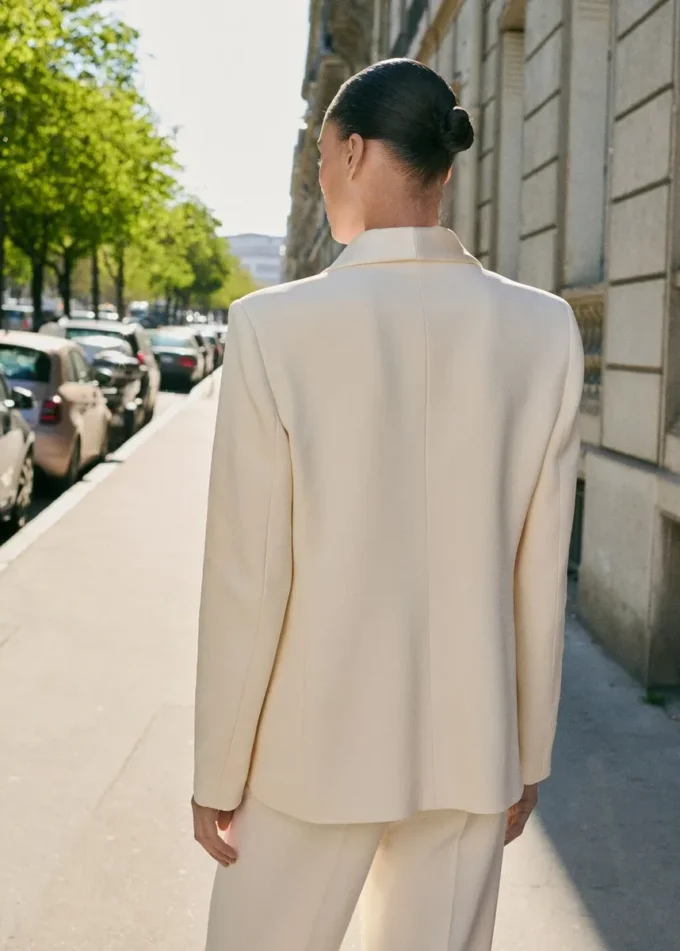 Giacca da completo con revers in raso Giacca da completo con revers in raso