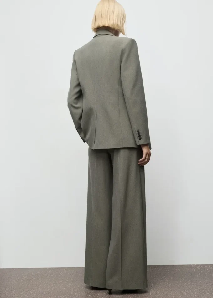 Giacca da completo con tasche con patta