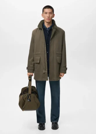 Giacca da lavoro in cotone idrorepellente con tasche