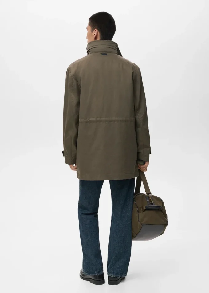 Giacca da lavoro in cotone idrorepellente con tasche Giacca da lavoro in cotone idrorepellente con tasche