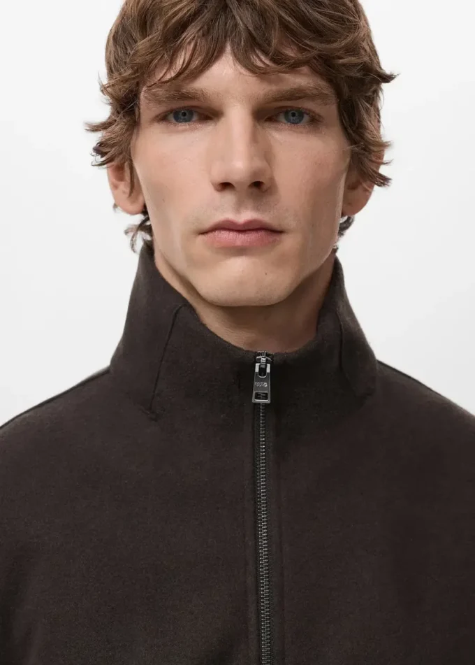 Giacca dalla vestibilità regolare con zip