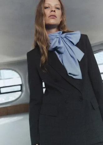 Giacca doppiopetto a quadri