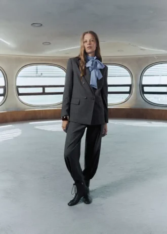 Giacca doppiopetto a quadri