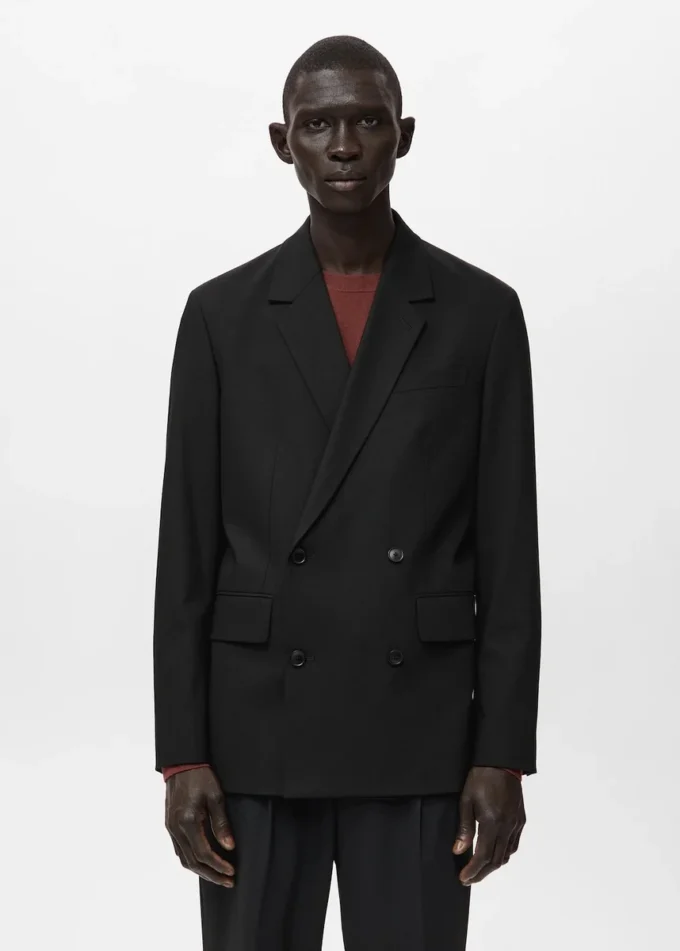 Giacca doppiopetto Boston dalla vestibilità regolare Giacca doppiopetto Boston dalla vestibilità regolare