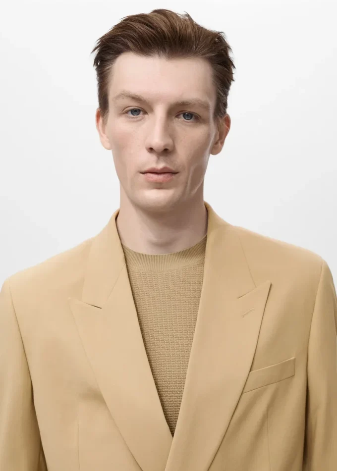 Giacca doppiopetto Boston dalla vestibilità regolare Giacca doppiopetto Boston dalla vestibilità regolare