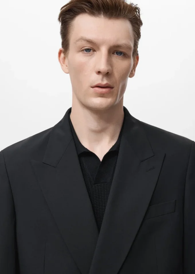 Giacca doppiopetto Boston dalla vestibilità regolare Giacca doppiopetto Boston dalla vestibilità regolare