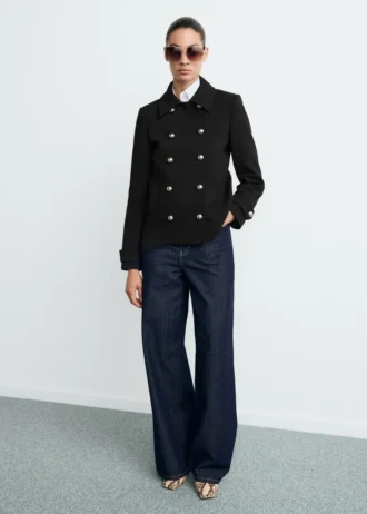 Giacca doppiopetto con revers