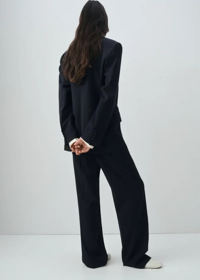 Giacca doppiopetto gessata