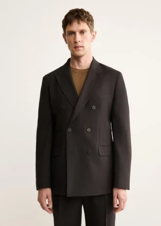 Giacca doppiopetto in 100% lana italiana