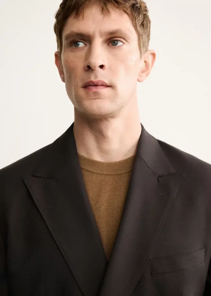 Giacca doppiopetto in 100% lana italiana Giacca doppiopetto in 100% lana italiana