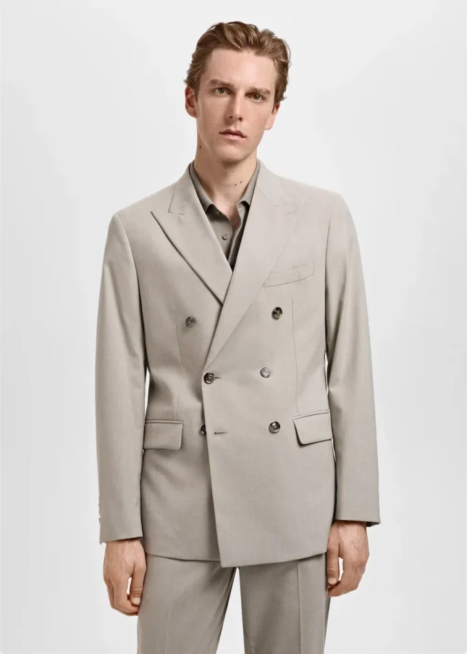 Giacca doppiopetto slim fit Monaco Giacca doppiopetto slim fit Monaco