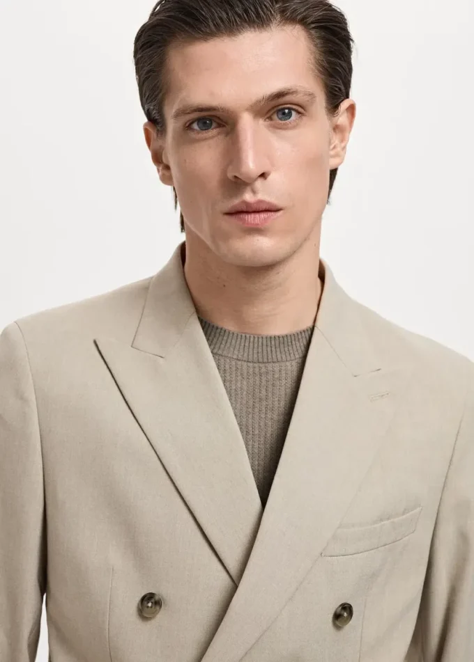 Giacca doppiopetto slim fit Monaco Giacca doppiopetto slim fit Monaco