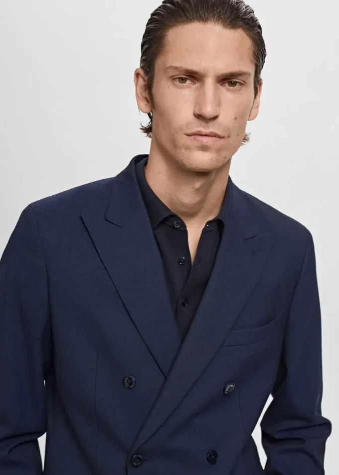 Giacca doppiopetto slim fit Monaco Giacca doppiopetto slim fit Monaco