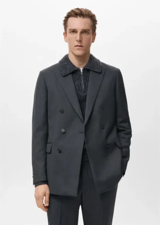 Giacca doppiopetto Torino 100% lana