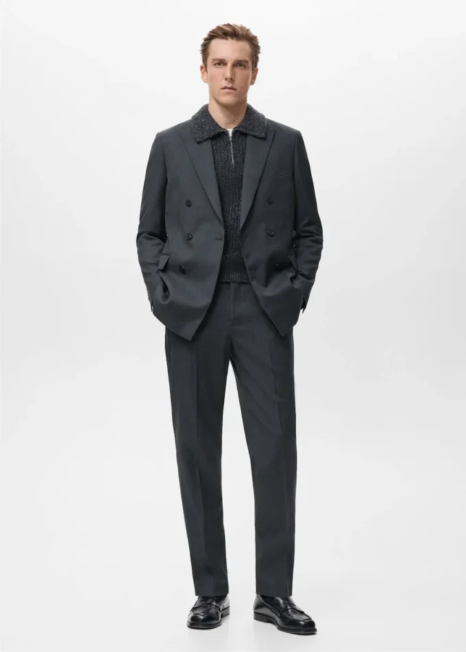 Giacca doppiopetto Torino 100% lana Giacca doppiopetto Torino 100% lana