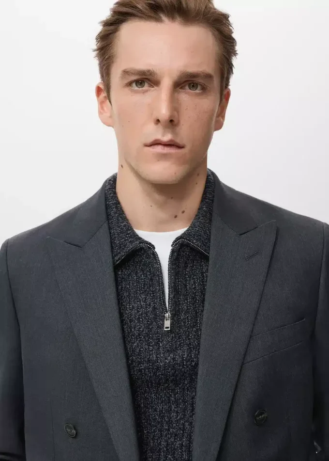 Giacca doppiopetto Torino 100% lana Giacca doppiopetto Torino 100% lana