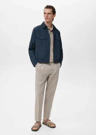 Giacca idrorepellente con tasche