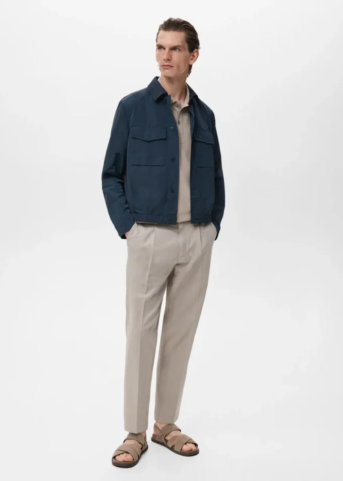 Giacca idrorepellente con tasche Giacca idrorepellente con tasche