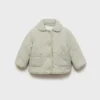 Giacca imbottita con fodera in shearling Giacca imbottita con fodera in shearling