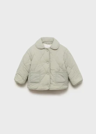 Giacca imbottita con fodera in shearling Giacca imbottita con fodera in shearling